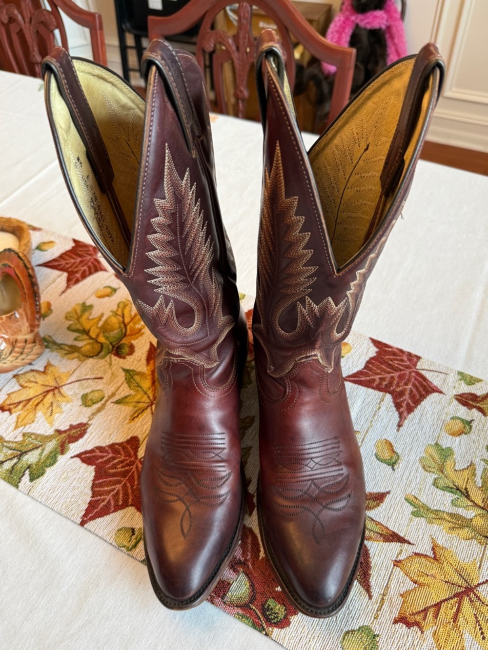 Boulet Men’s “Grizzly Mountain” boots in Gerico Brown - size 8.5D